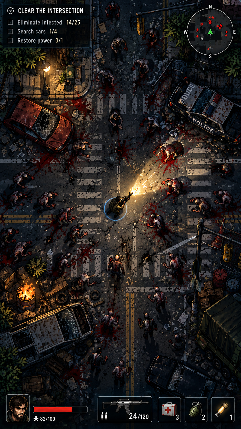 Ash District tactical survival scene